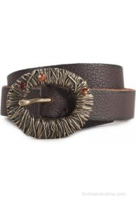 Fastrack Women Brown Metal, Genuine Leather Belt(Brown)